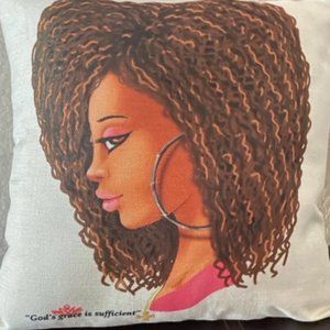 God's Grace is Sufficient pillow